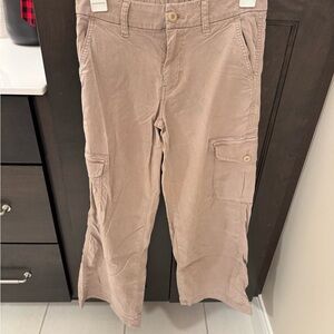 American Eagle Outfitters Beige Cargo Pants